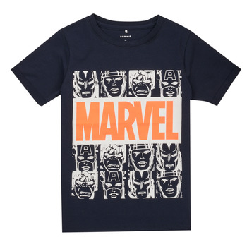 Clothing Boy Short-sleeved t-shirts Name it NKMMACKIN MARVEL SS TOP Marine