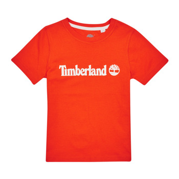 Clothing Boy Short-sleeved t-shirts Timberland T25T77 Red