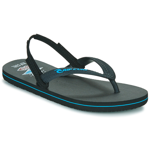 Shoes Boy Flip flops Rip Curl ICON OPEN TOE - BOY Black / Blue