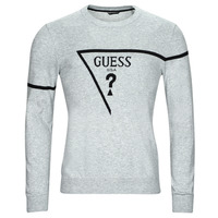 Clothing Men Jumpers Guess ROB CN LOGO SWTR Grey