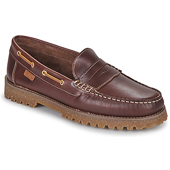 Shoes Men Boat shoes Casual Attitude BELANA Brown / Dark