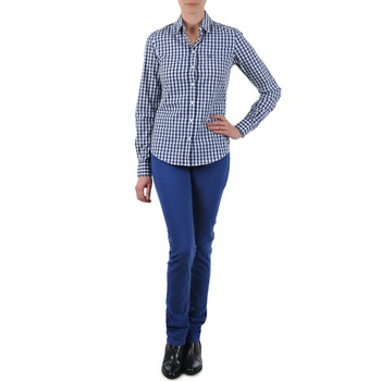 Clothing Women Straight jeans Gant N.Y. KATE COLORFUL TWILL PANT Blue