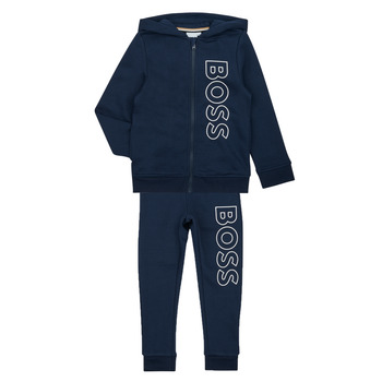 Clothing Boy Tracksuits BOSS  Marine