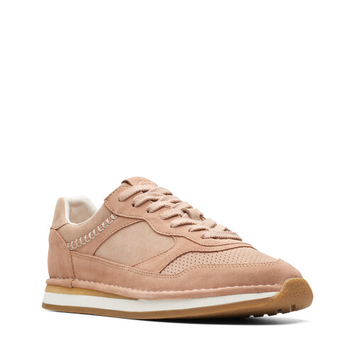 Shoes Women Low top trainers Clarks CRAFTRUN TOR Beige