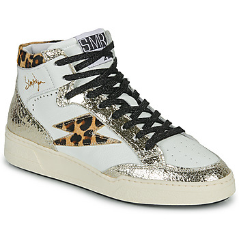 Shoes Women Hi top trainers Semerdjian BRAGA White / Gold