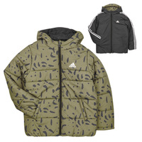 Clothing Boy Duffel coats Adidas Sportswear JK REV PAD JKT Multicolour