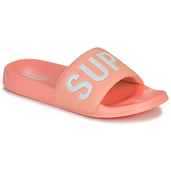 Shoes Women Sliders Superdry Sandales De Piscine Véganes Core Pink / White