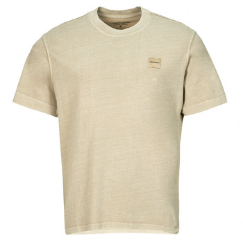 Clothing Men Short-sleeved t-shirts Teddy Smith T-ERICK MC Beige