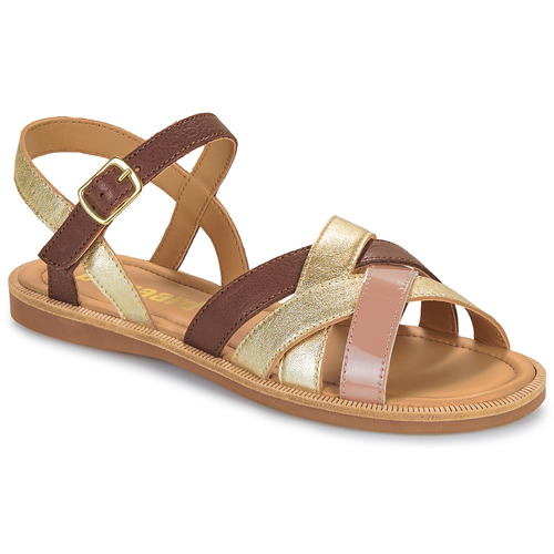 Shoes Girl Sandals Bisgaard ALINE Beige