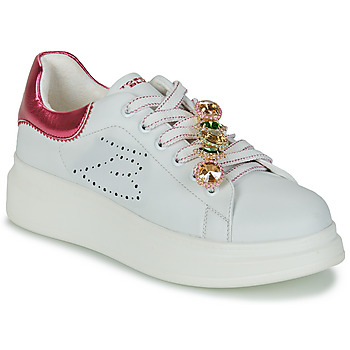 Shoes Women Low top trainers Tosca Blu GLAMOUR White / Pink