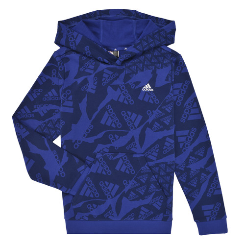 Clothing Boy Sweaters Adidas Sportswear J CAMLOG FT HD Blue