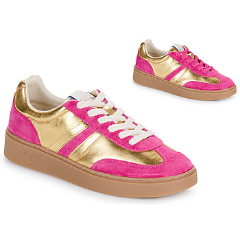 Shoes Women Low top trainers Serafini COURT Pink / Gold