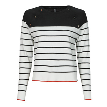 Clothing Women Jumpers Vero Moda VMALMA White / Black