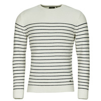 Clothing Men Jumpers Petrol Industries MEN KNITWEAR ROUND NECK BASIC White / Black