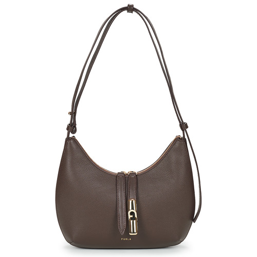 Bags Women Small shoulder bags Furla FURLA GOCCIA Brown