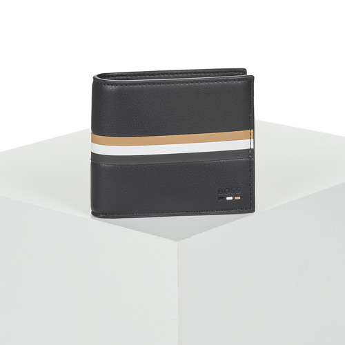 Bags Men Wallets BOSS Ray_S_4cc_Coin Black / Beige / White