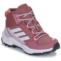 Shoes Girl Walking shoes adidas TERREX TERREX AX4R MID K Bordeaux / Purple