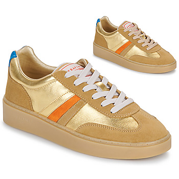 Shoes Women Low top trainers Serafini COURT Gold / Camel