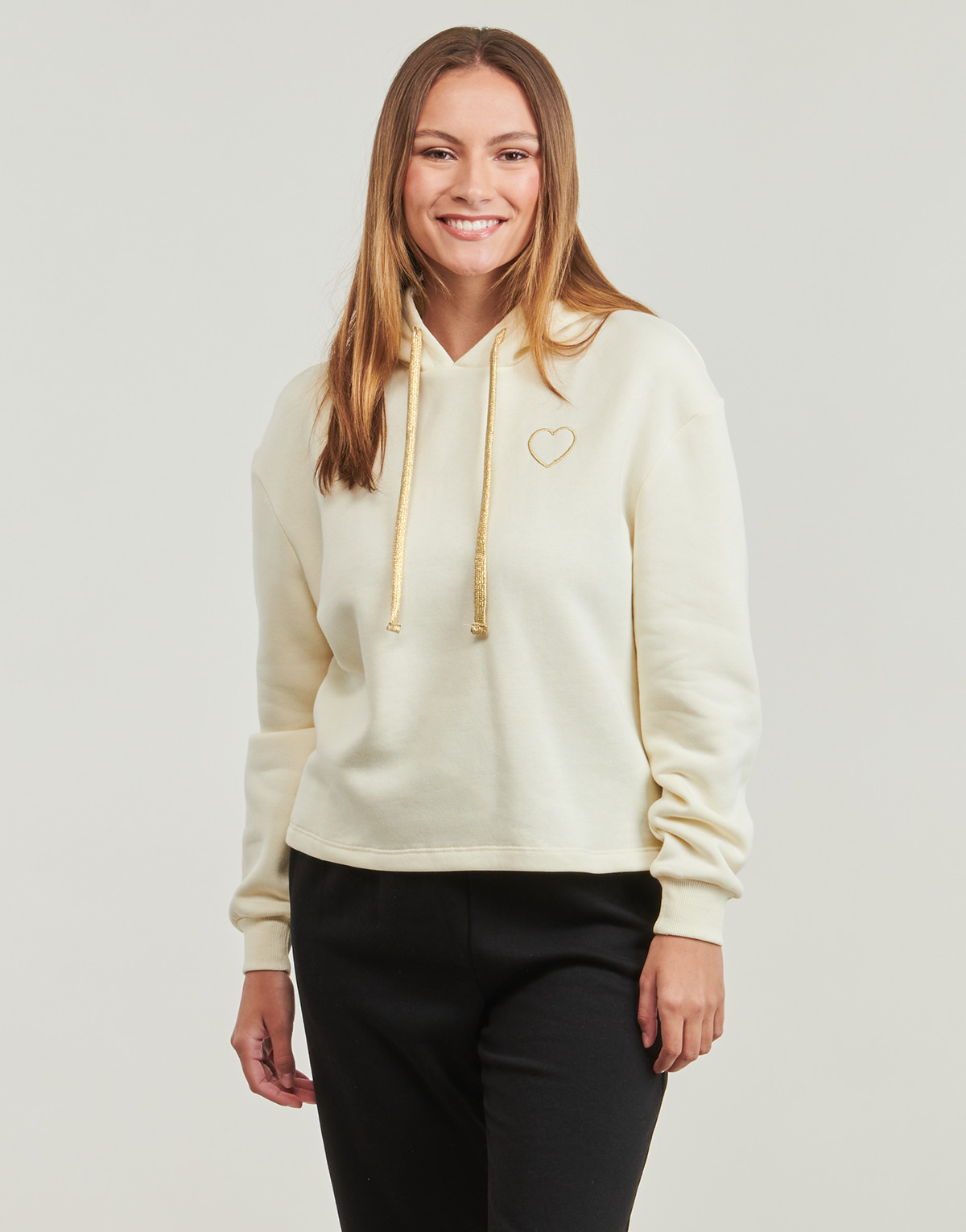 Clothing Women Sweaters Pieces PCCHILLI Beige