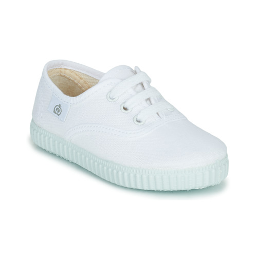 Shoes Children Low top trainers Citrouille et Compagnie KIPPI BOU White