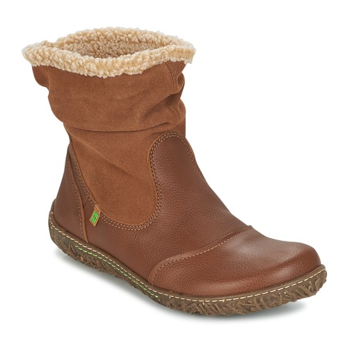 Shoes Women Mid boots El Naturalista NIDO Brown