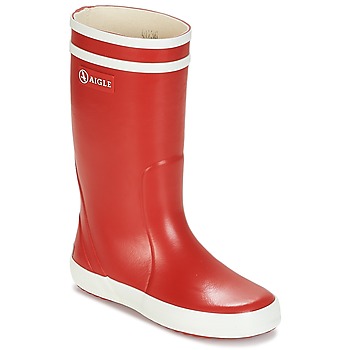 Shoes Children Wellington boots Aigle LOLLY POP Red / White