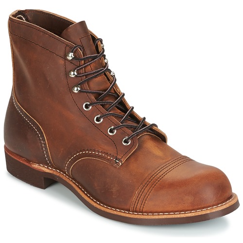 Shoes Men Mid boots Red Wing IRON RANGER Brown