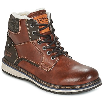 Shoes Men Mid boots Tom Tailor LORENZA Brown