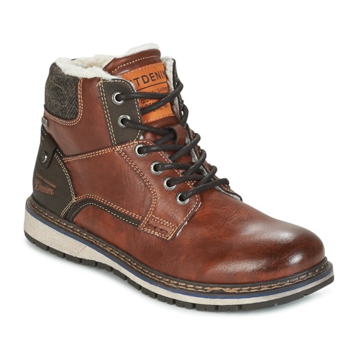 Shoes Men Mid boots Tom Tailor LORENZA Brown