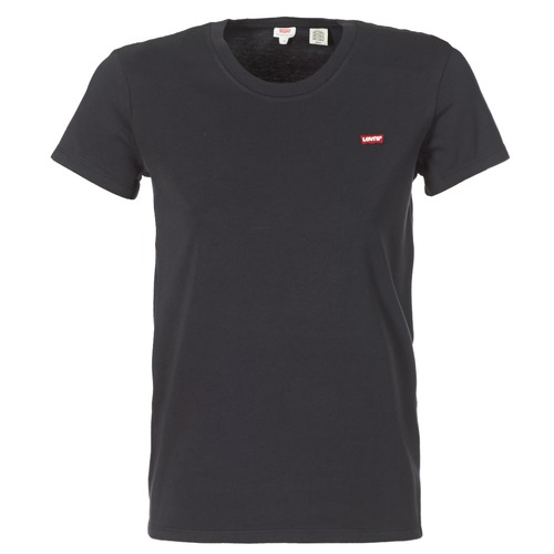 Clothing Women Short-sleeved t-shirts Levi's PERFECT TEE Black