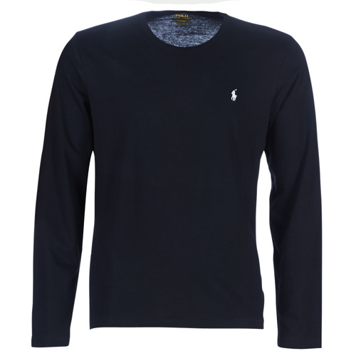 Odjeća Majice dugih rukava Polo Ralph Lauren L/S CREW SLEEP TOP Crna