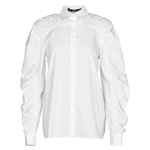 Odjeća Žene
 Košulje i bluze Karl Lagerfeld POPLIN BLOUSE W/ GATHERING Bijela