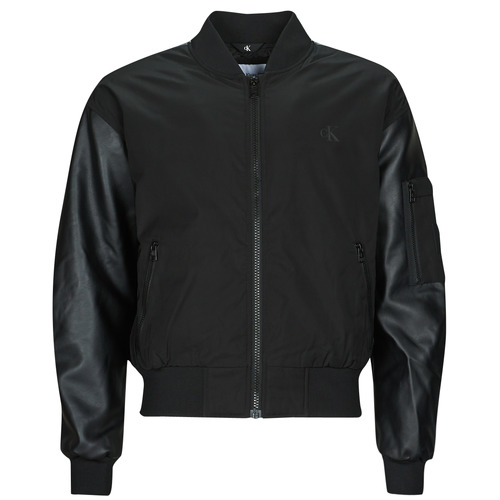 Odjeća Muškarci
 Kratke jakne Calvin Klein Jeans FAUX LEATHER BOMBER JACKET Crna