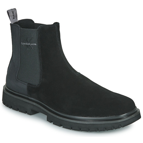 Obuća Muškarci
 Polučizme Calvin Klein Jeans EVA MID CHELSEA BOOT SUEDE Crna