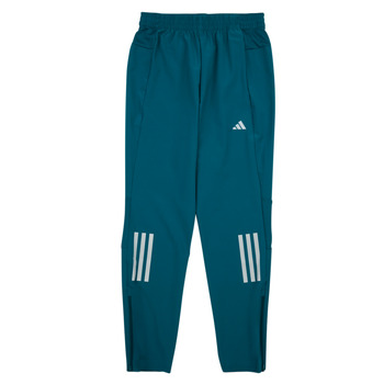 Odjeća Djeca Donji dio trenirke adidas Performance RUN WV PANTS Plava / Srebrna