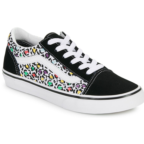 Obuća Djevojčica Niske tenisice Vans JN Old Skool ANIMAL POP BLACK/MULTI Crna / Višebojna