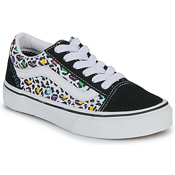 Obuća Djevojčica Niske tenisice Vans UY Old Skool ANIMAL POP BLACK/MULTI Crna / Višebojna