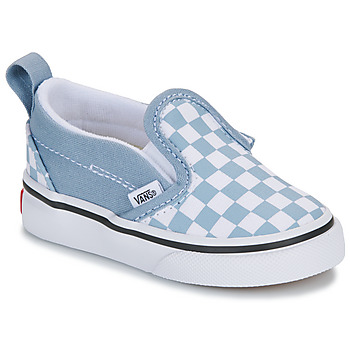 Obuća Djeca Slip-on cipele Vans TD Slip-On V COLOR THEORY CHECKERBOARD DUSTY BLUE Plava