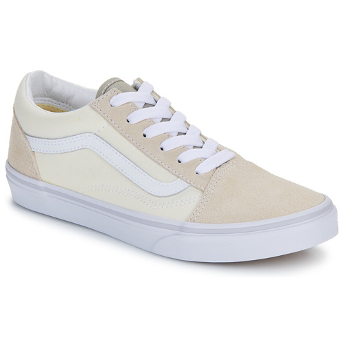 Obuća Djeca Niske tenisice Vans JN Old Skool NATURAL BLOCK MULTI/TRUE WHITE Bež