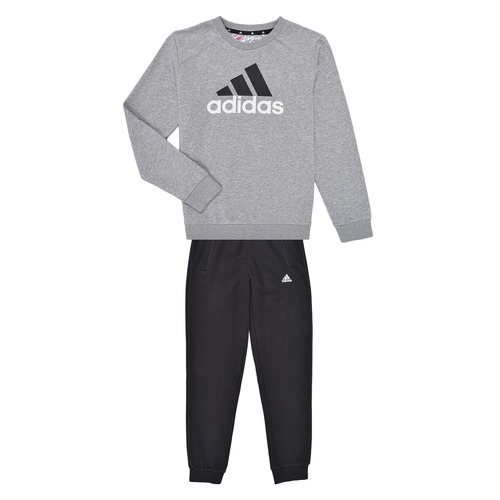 Odjeća Dječak
 Dvodijelne trenirke Adidas Sportswear Essentials Big Logo French Terry Joggers Set Siva / Crna