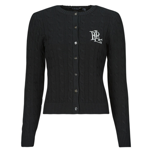 Odjeća Žene
 Veste i kardigani Lauren Ralph Lauren RALHAN-LONG SLEEVE-CARDIGAN Crna