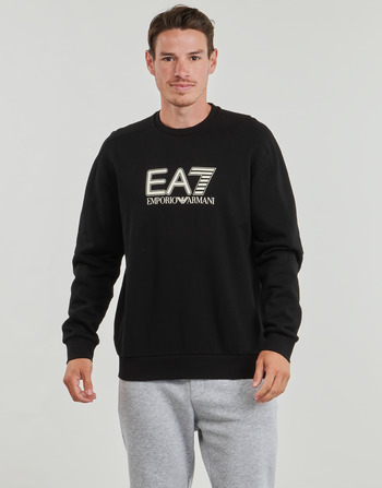 Odjeća Muškarci
 Sportske majice Emporio Armani EA7 VISIBILITY SWEATSHIRT Crna / Bijela