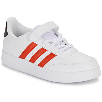 Obuća Djeca Niske tenisice Adidas Sportswear BREAKNET 2.0 EL C Bijela / Crvena / Crna