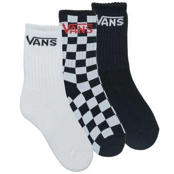 Modni dodaci Djeca Visoke čarape Vans CLASSIC VANS CREW SOCK Crna / Bijela