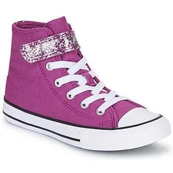 Obuća Djevojčica Visoke tenisice Converse CHUCK TAYLOR ALL STAR SHIMMER EASY-ON Ljubičasta