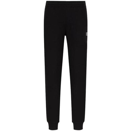 Odjeća Muškarci
 Donji dio trenirke Ea7 Emporio Armani Logo Series Cotton Blend Joggers Black Crna