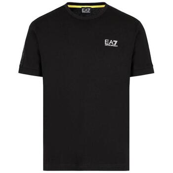 Odjeća Muškarci
 Majice / Polo majice Ea7 Emporio Armani Logo Series Logo Stripe T-Shirt - Black Crna