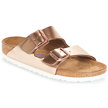 Chaussures Femme Mules Birkenstock ARIZONA SFB Doré