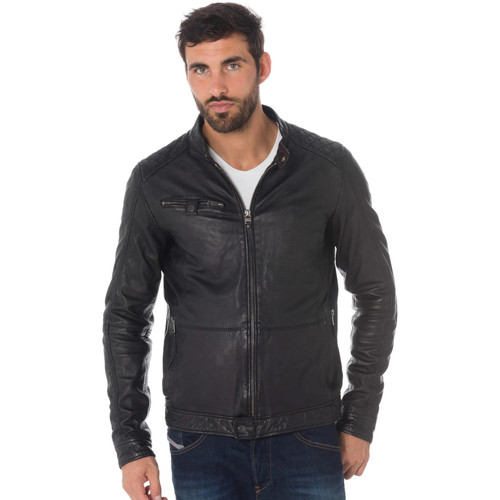 Vêtements Homme Vestes en cuir / synthétiques Cityzen NELSON BLACK ZZ Noir