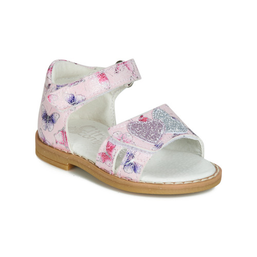 Chaussures Fille Sandales et Nu-pieds Citrouille et Compagnie JARILOUTE Rose 